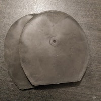 Svarta gummisulor 15x15 cm