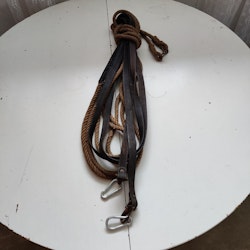 Tömmar rep/läder ca 11,5 m