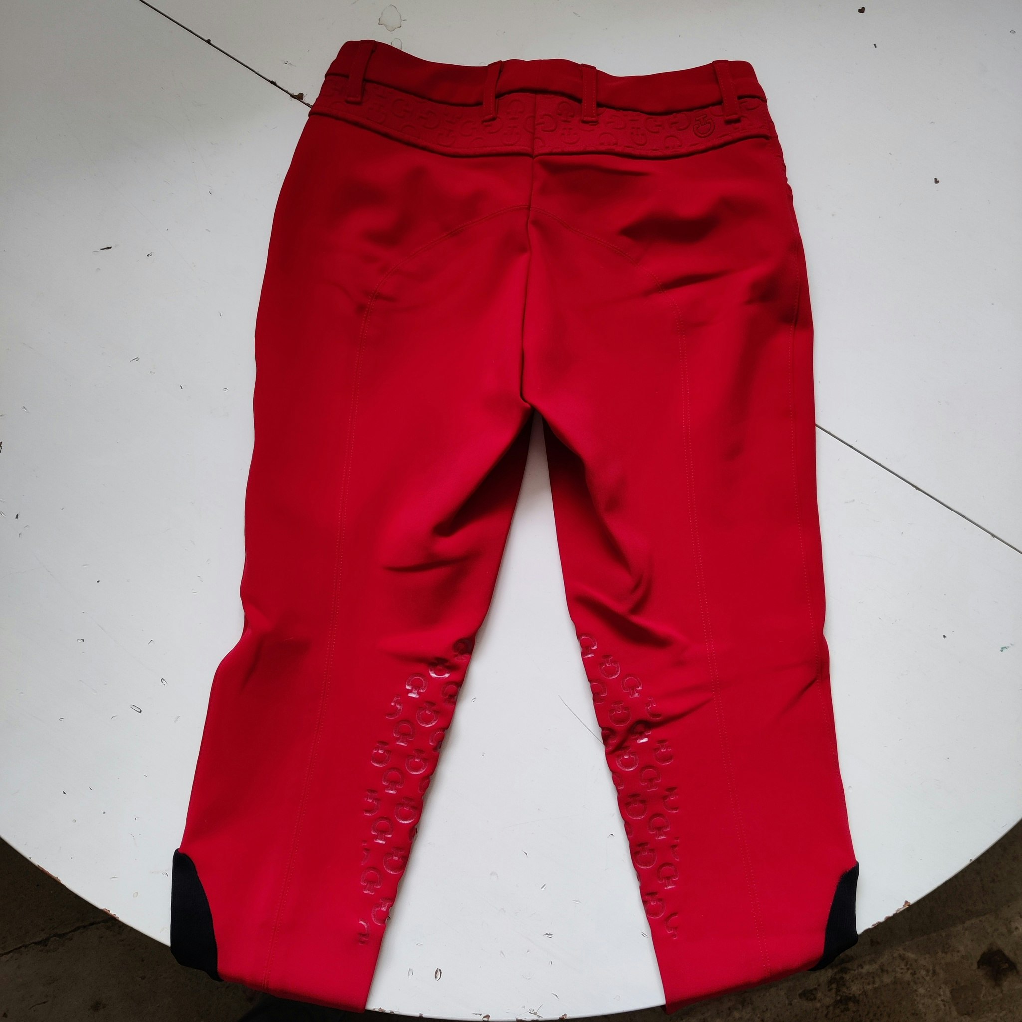 Röda ridbyxor med knägrip Cavalleria Toscana strl 32