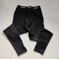 Svarta ridtights med knägrip 146/152 cl CRW