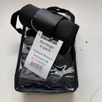 4 st svarta elastiska lindor Horse Pro