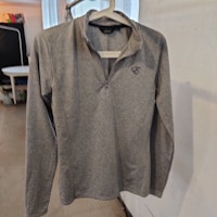 Grå långärmad topp Equipage SMALL