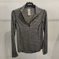 Grå långärmad topp SMALL