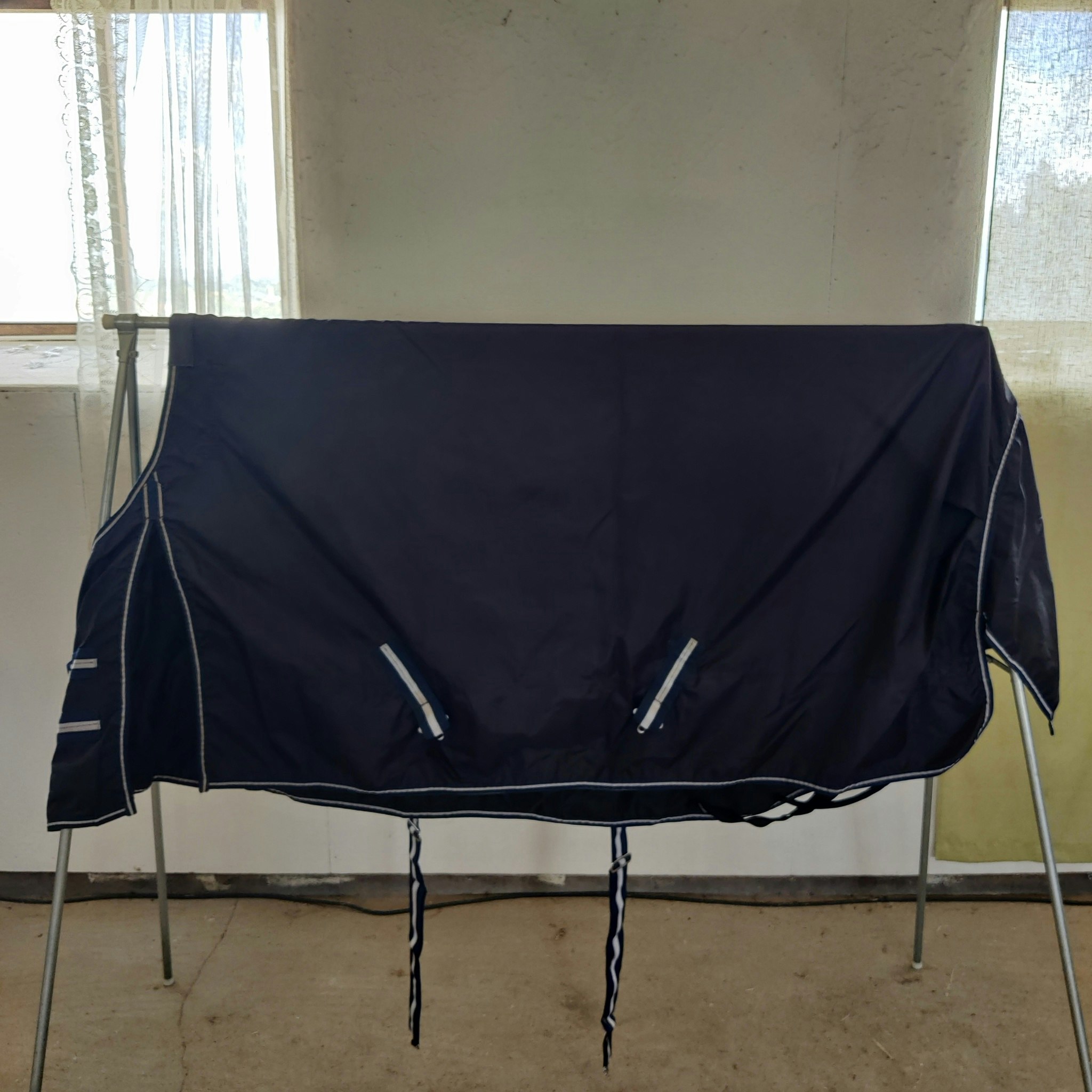 Blått regntäcke 135 cm 0 g Hansbo