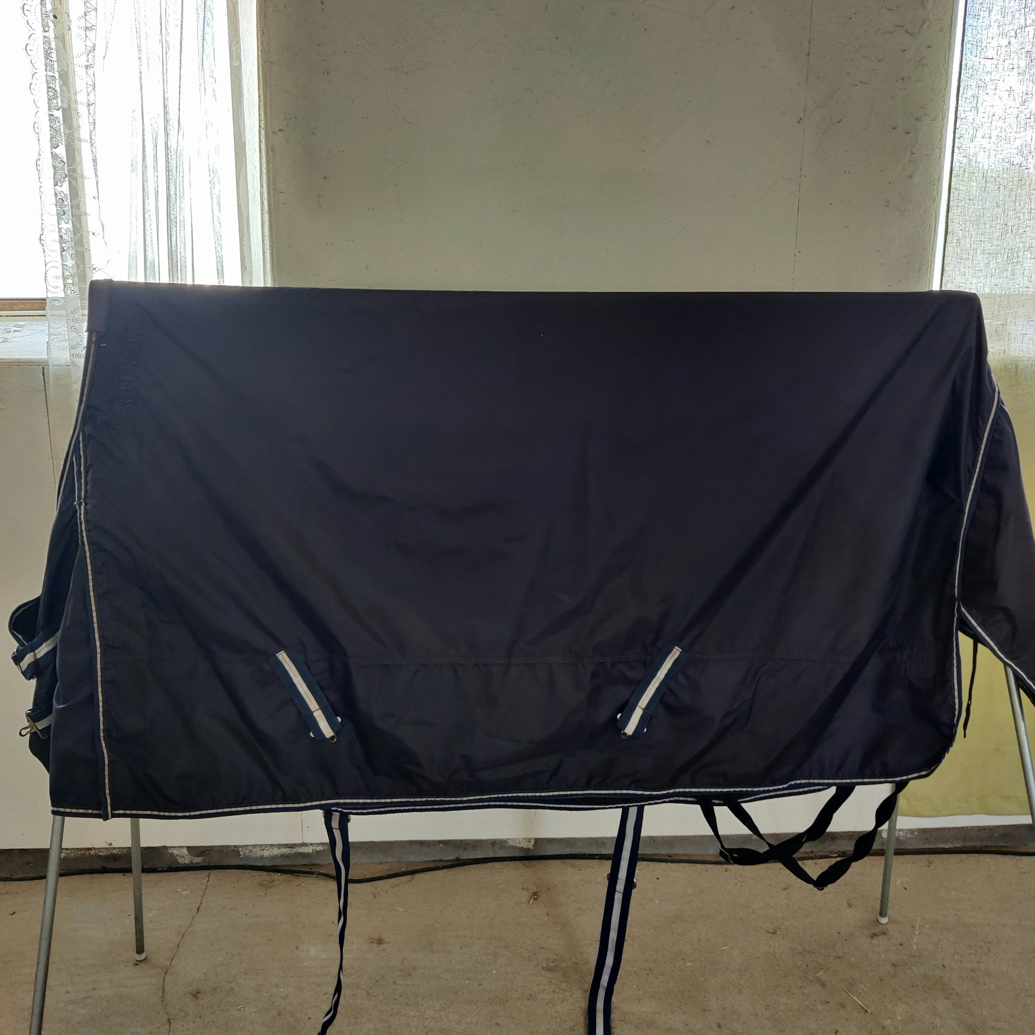 Blått regntäcke 145 cm 0 g Hansbo