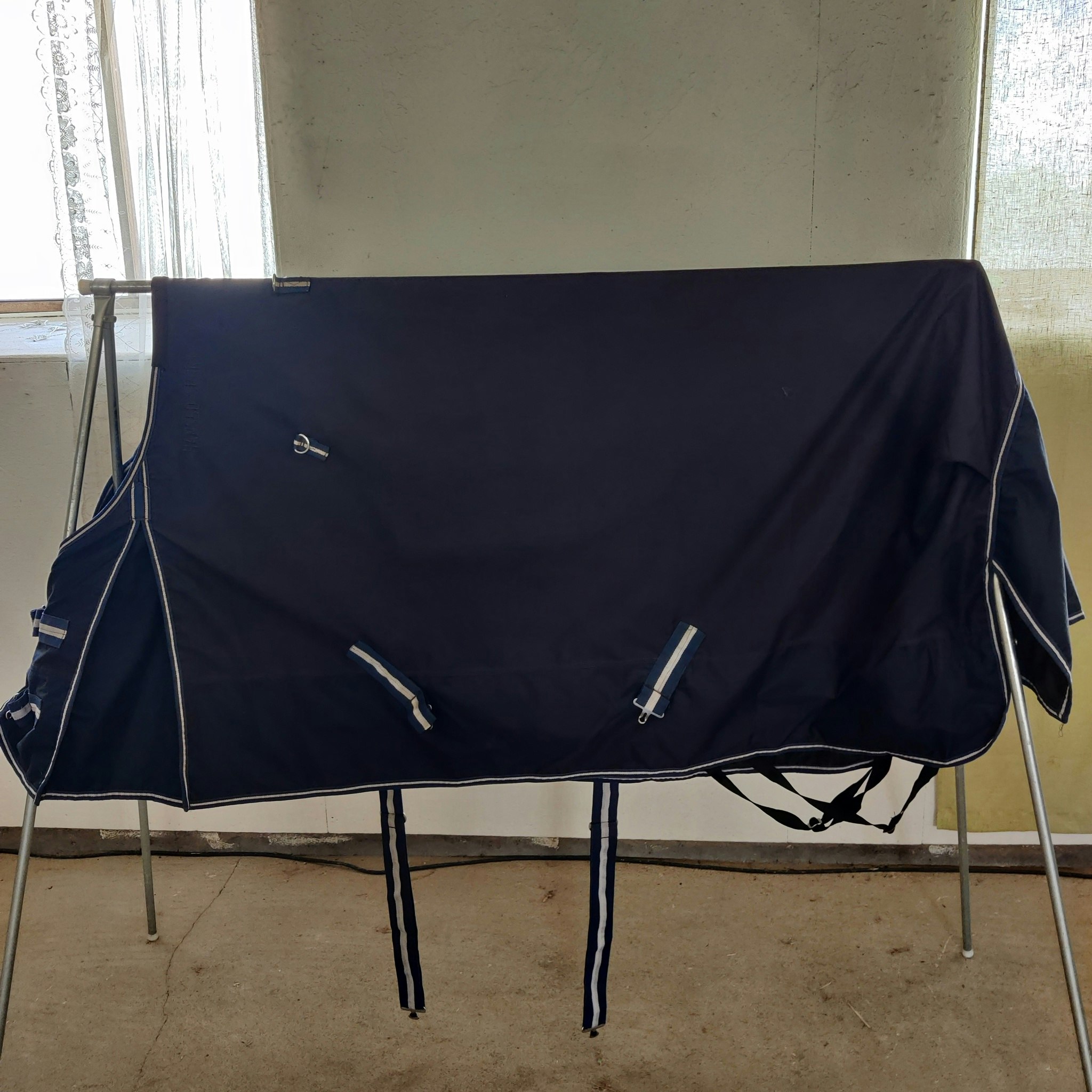 Blått regntäcke 135 cm 0 g Hansbo