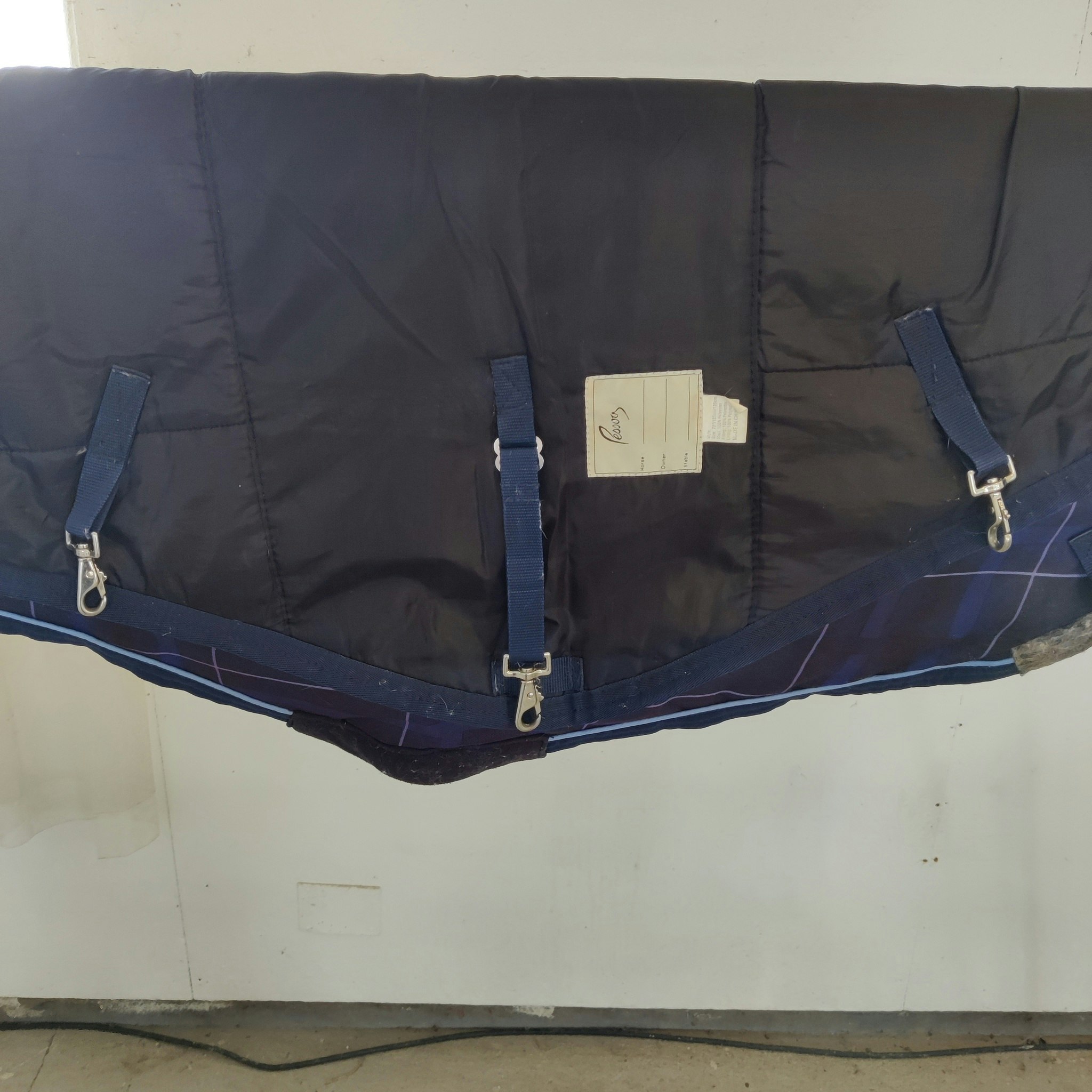 Rutigt halstäcke 135 cm ca 200 g Pessoa