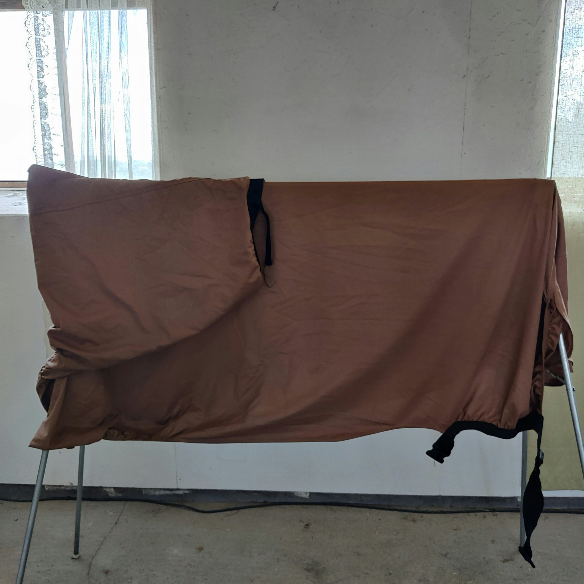 Brunt eksemtäcke 155 cm