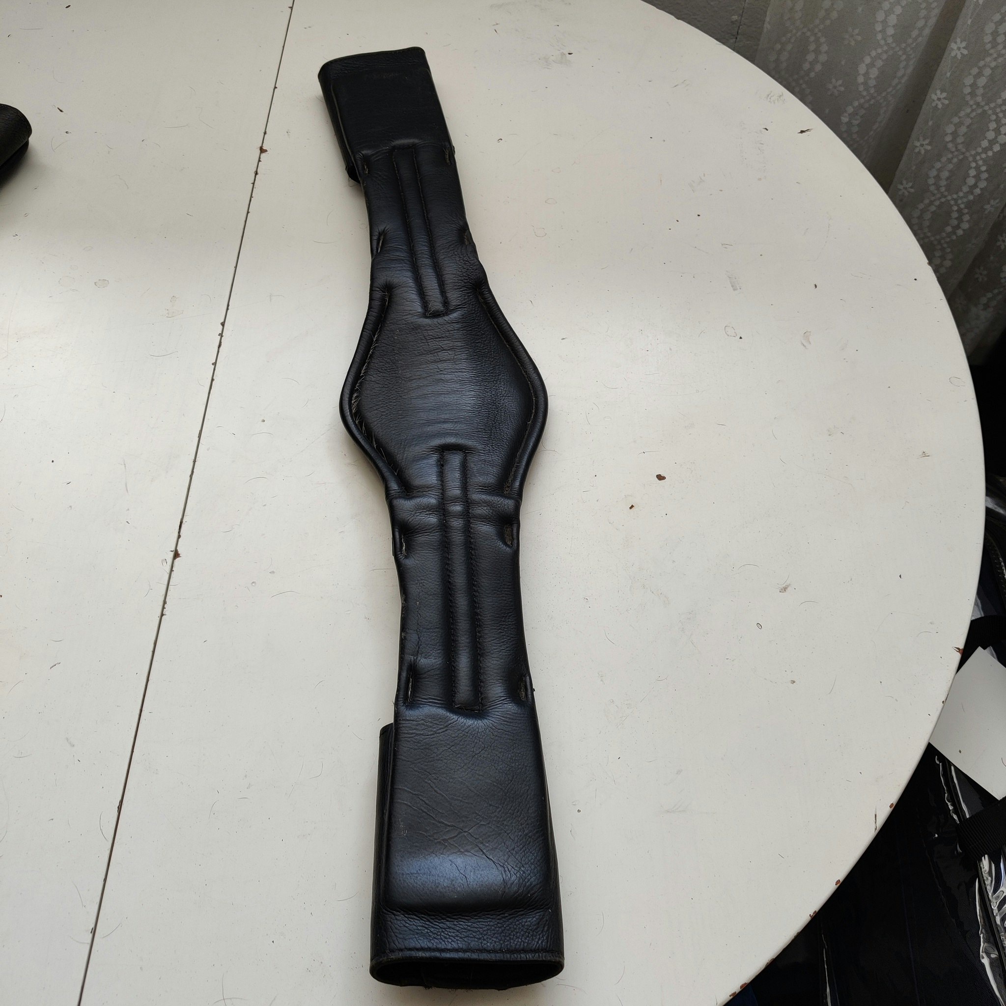 Svart sadelgjord 55 cm Claridge House