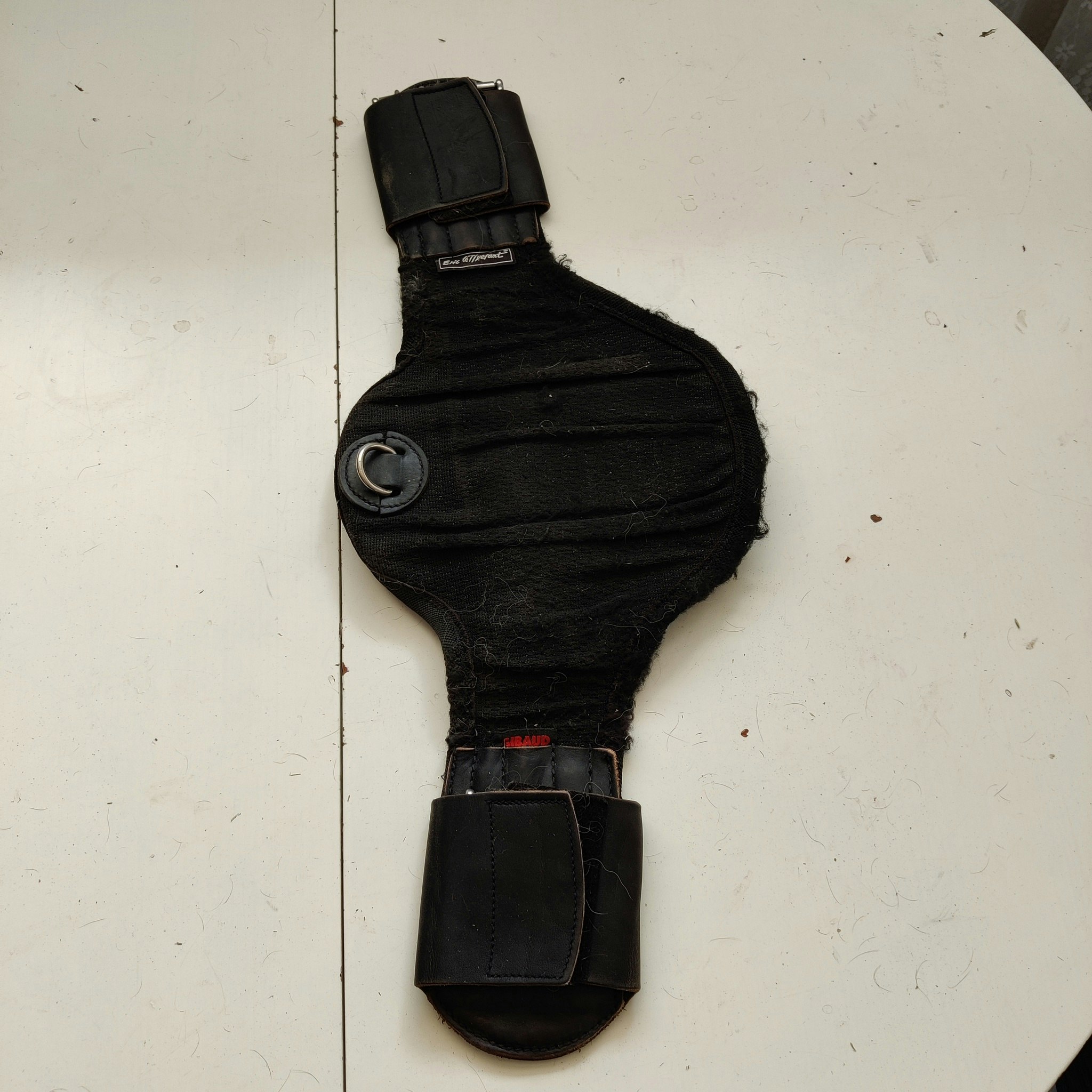 Svart sadelgjord 60 cm ELT