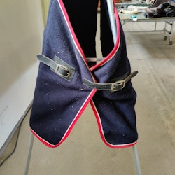 Blått ulltäcke 155 cm Charlies