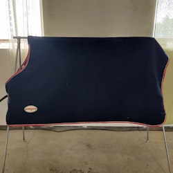 Blått ulltäcke 155 cm Charlies
