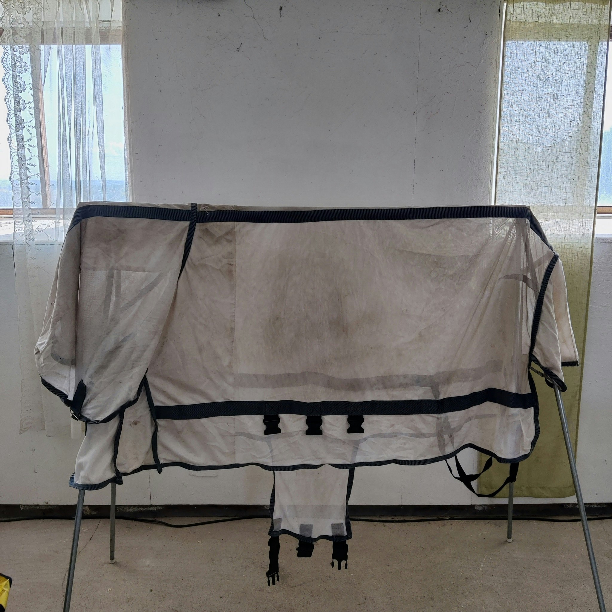 Flugtäcke med fast hals 135 cm