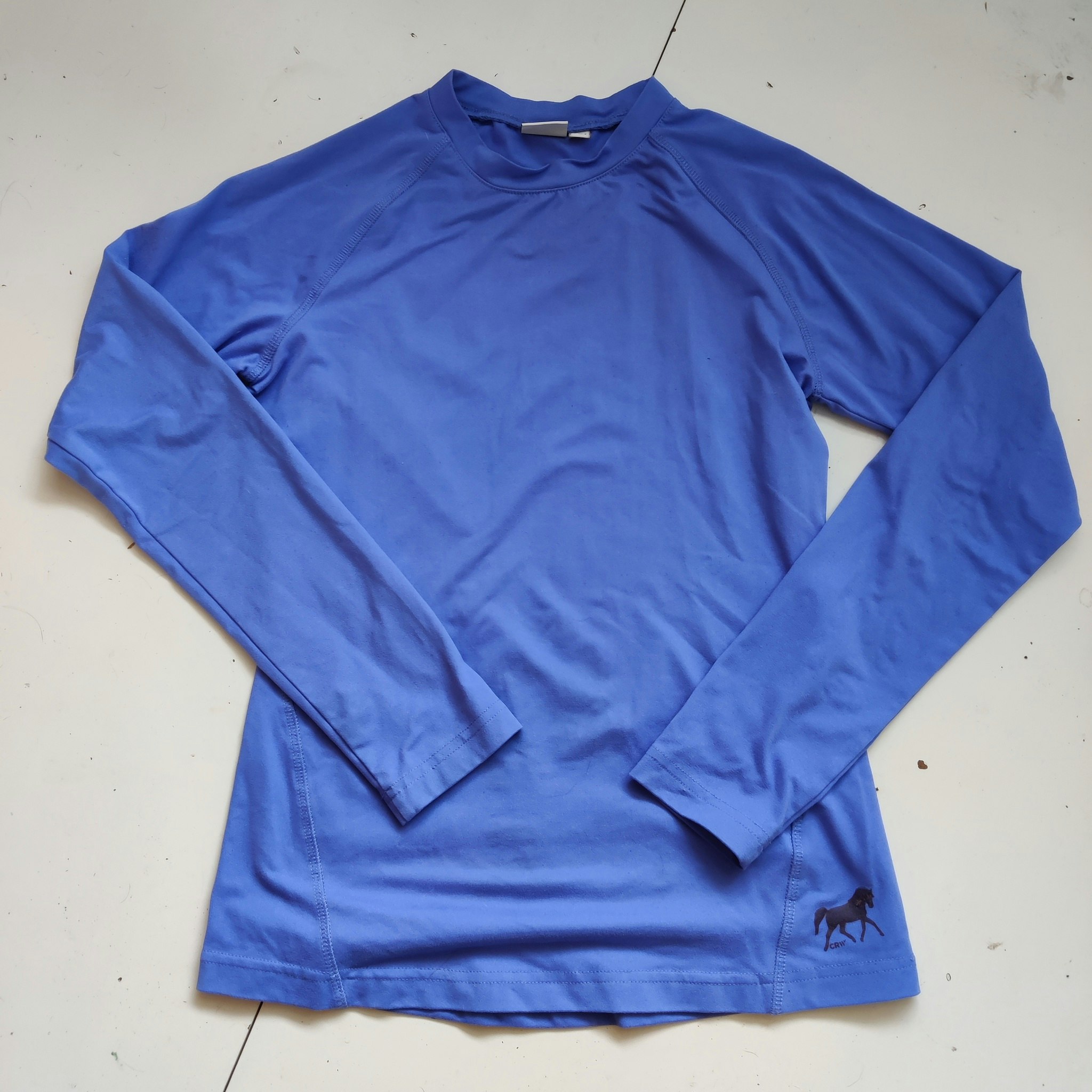 Blå långärmadt-shirt 158/164 CRW
