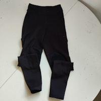 Svarta knäskodda ridtights XXS CRW