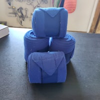 4 st blå fleecelindor