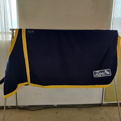 Blått fleecetäcke 150 cm Z-täcket