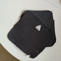 4 svarta paddar 26 x 30 cm Vulcan