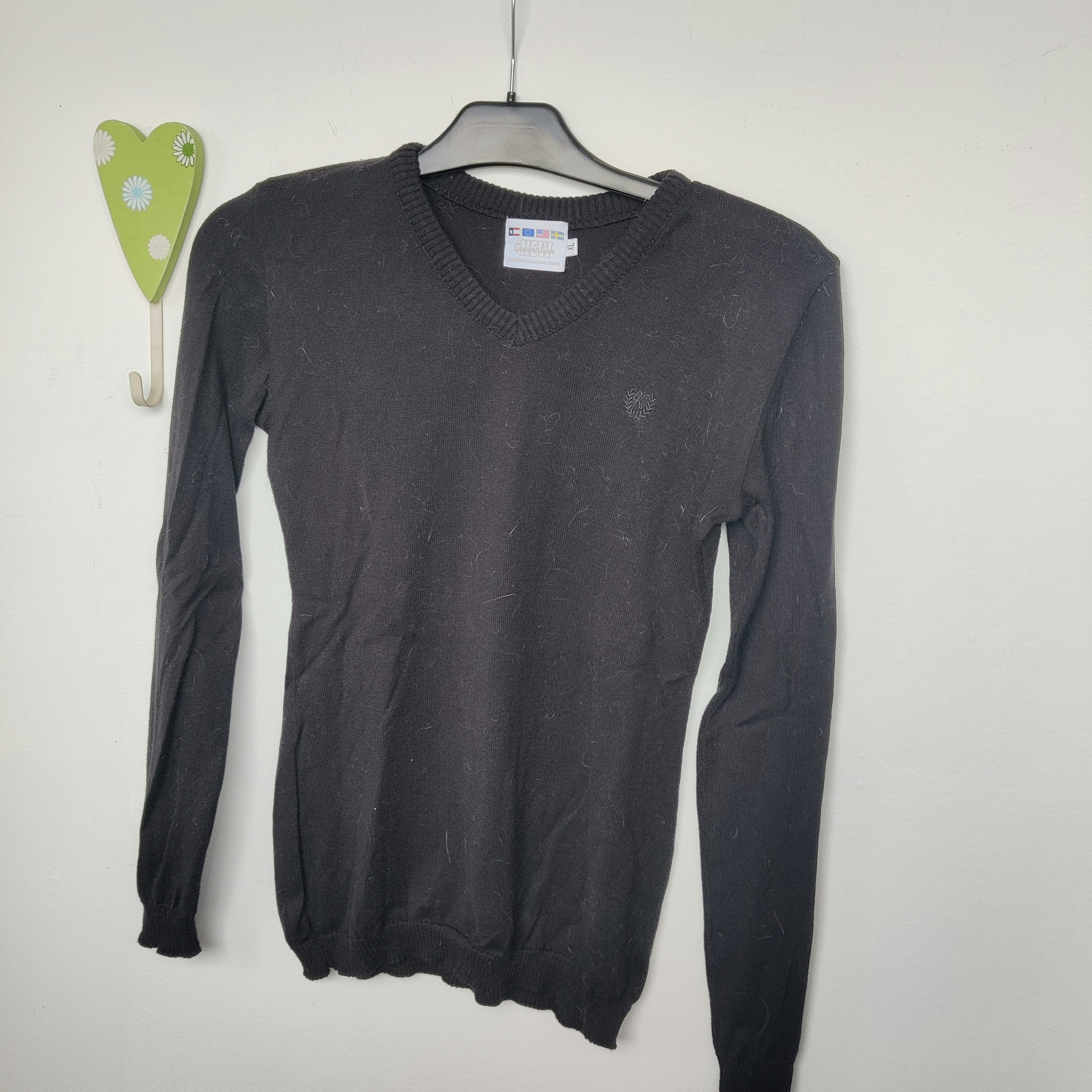 Tunn stickad tröja strl S/M