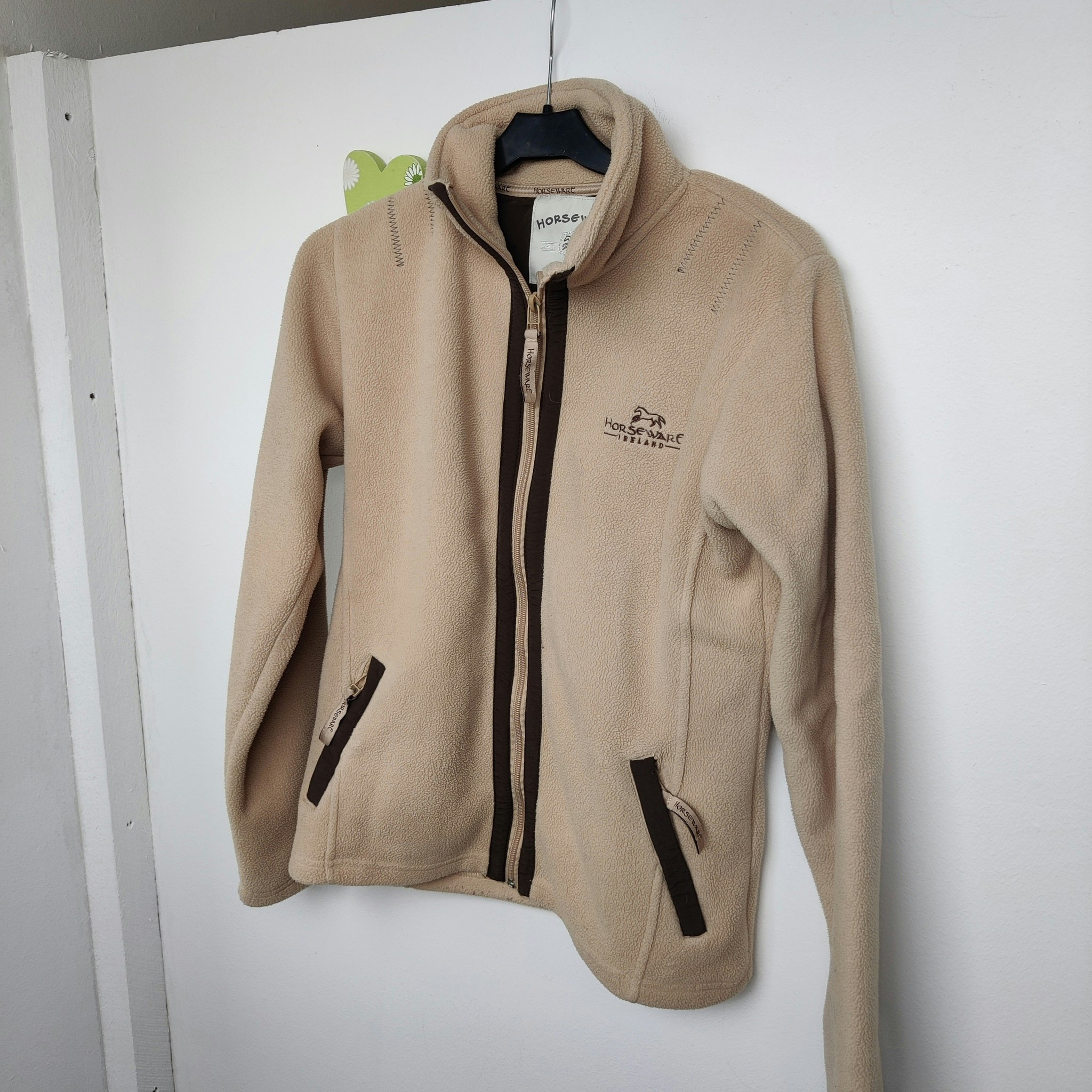 Ljusbrun fleecejacka Horseware XS
