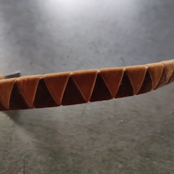Flätat pannband sammet 39 cm Fairfield
