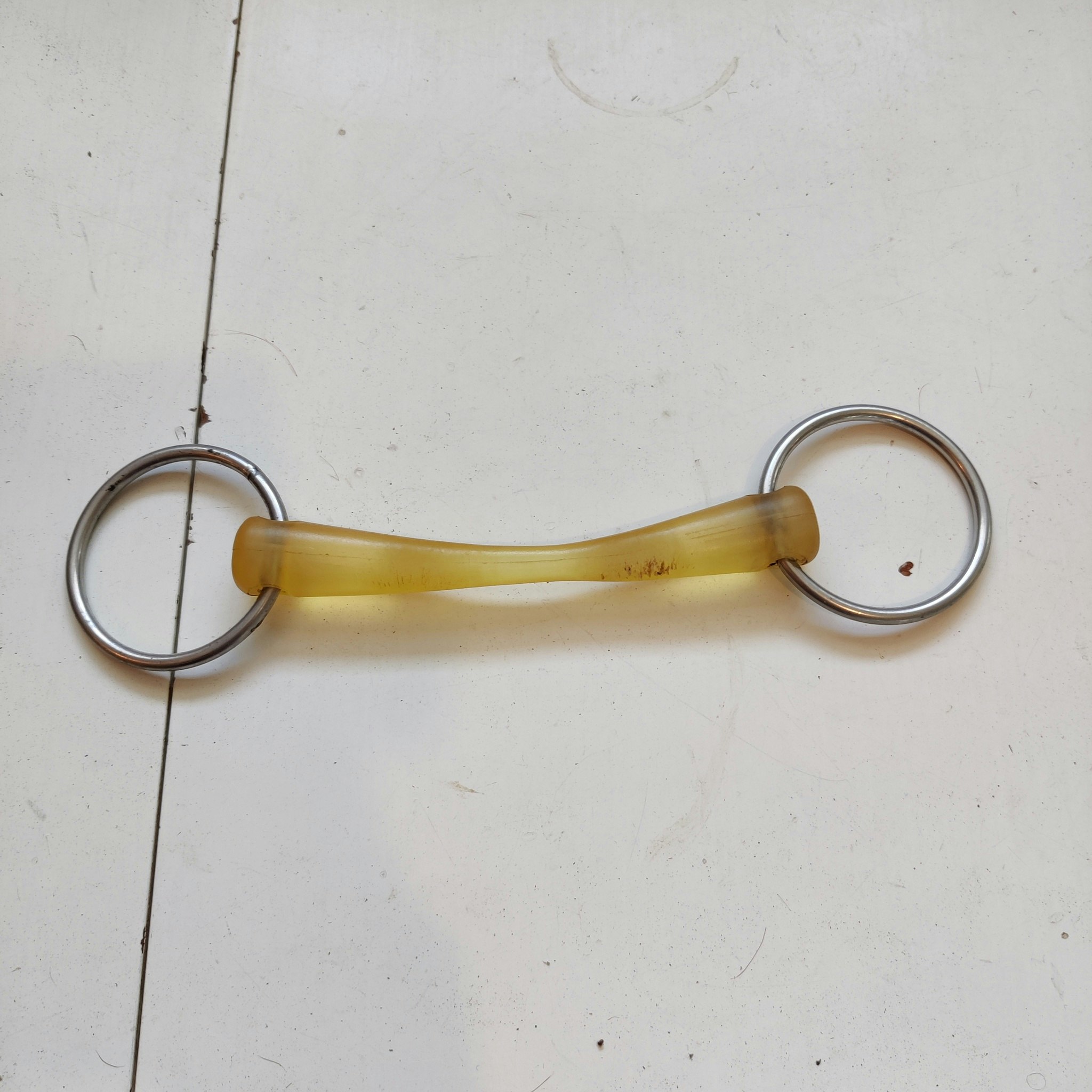 Rakt gummibett med lösa ringar 14 cm