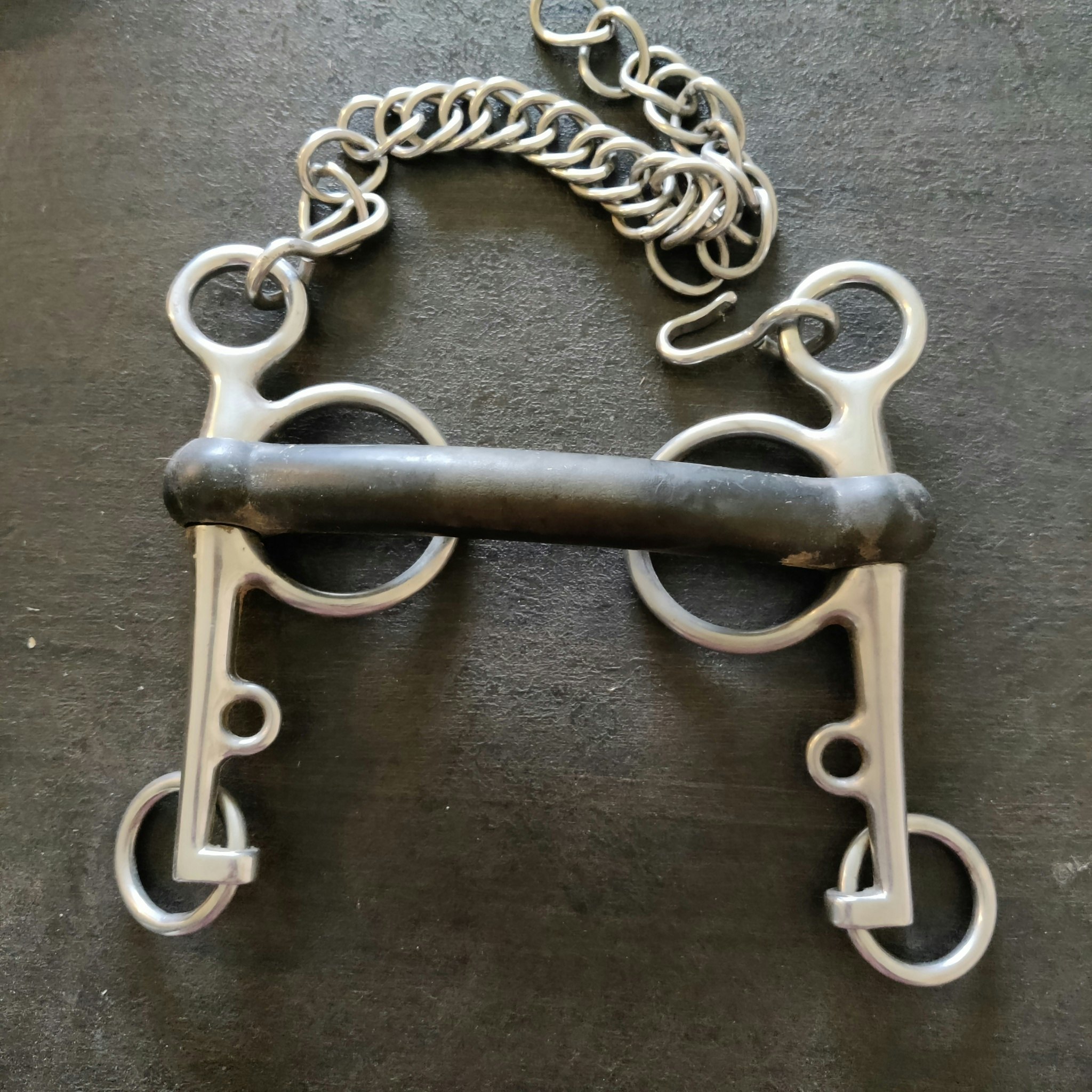 Rakt gummipelham 12.5 cm