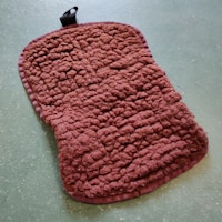 Brun rumpvärmare teddy