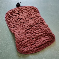 Brun rumpvärmare teddy