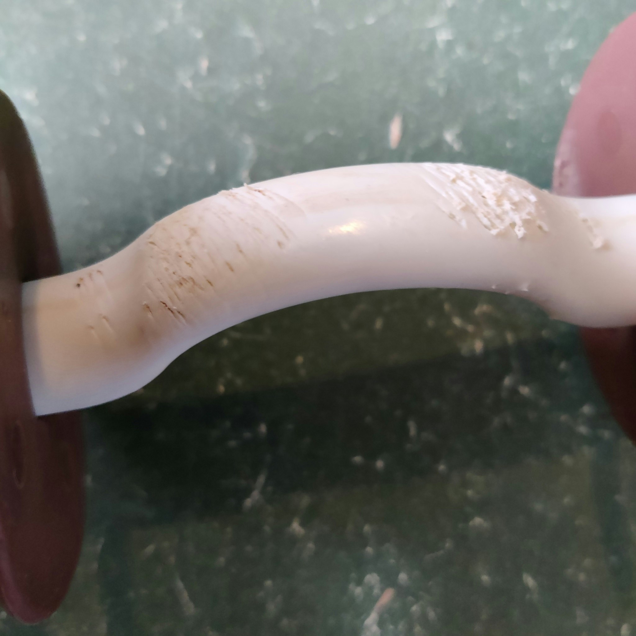 Rakt plastbett med tungfrihet 12 cm Beris
