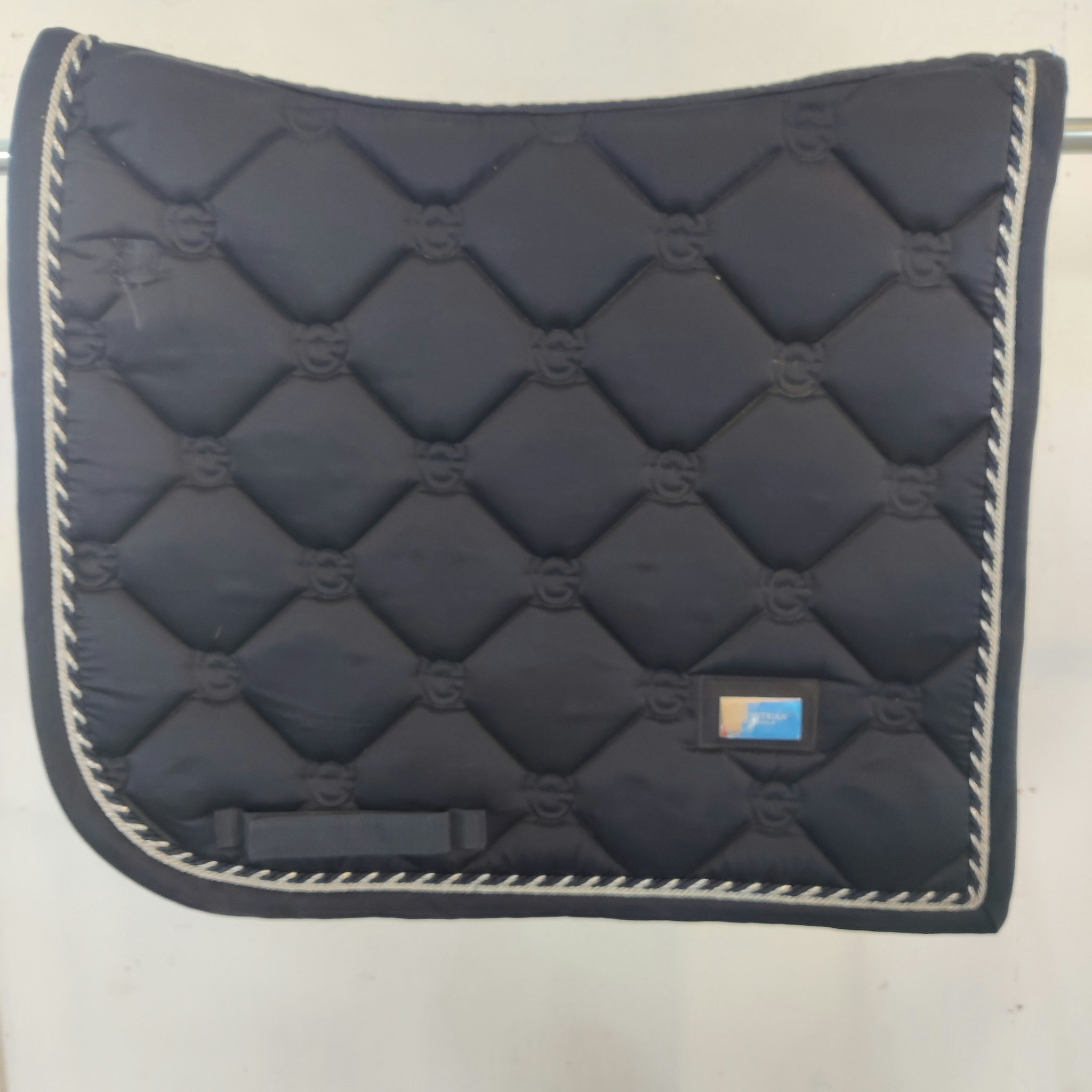 Blått dressyrschabrak Equestrian Stockholm FULL