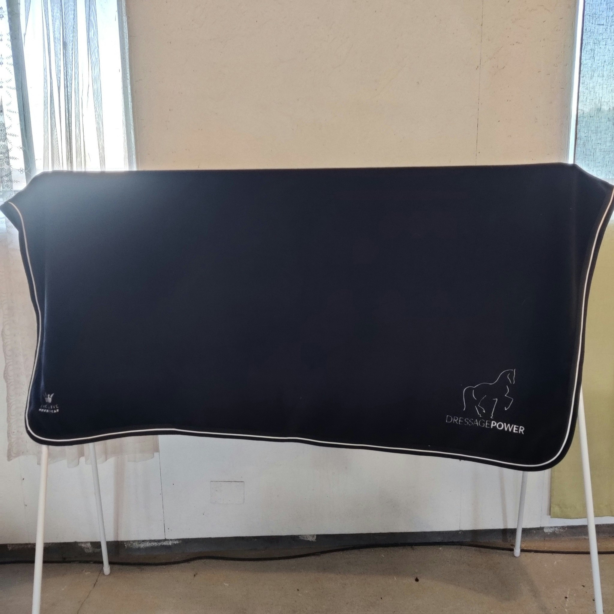 Svart fleecefilt 140 x 190 cm Exclusive Horsewear