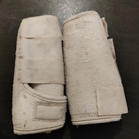 Vita arbetsdamasker Large