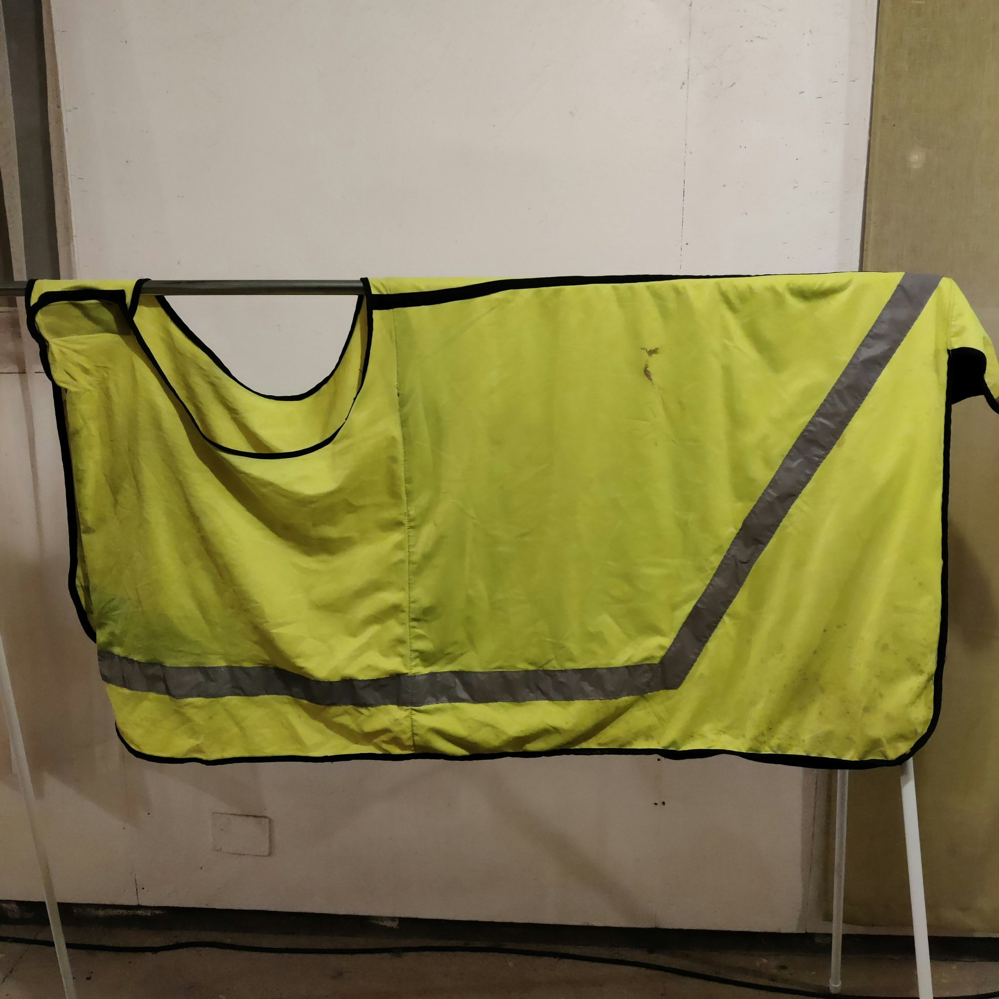 Ridtäcke reflex med fleecefoder Large