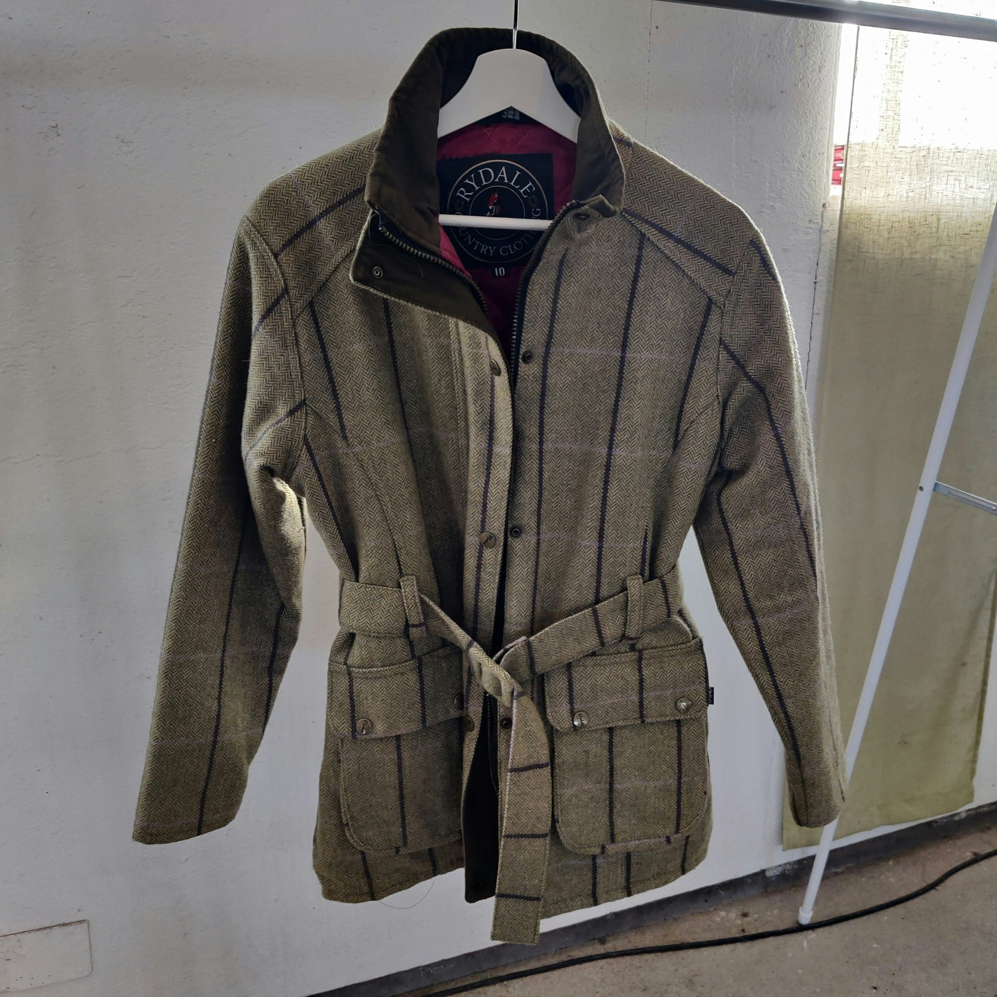 Grön jacka i ullblandning strl 10/36 Rydale Country Clothing