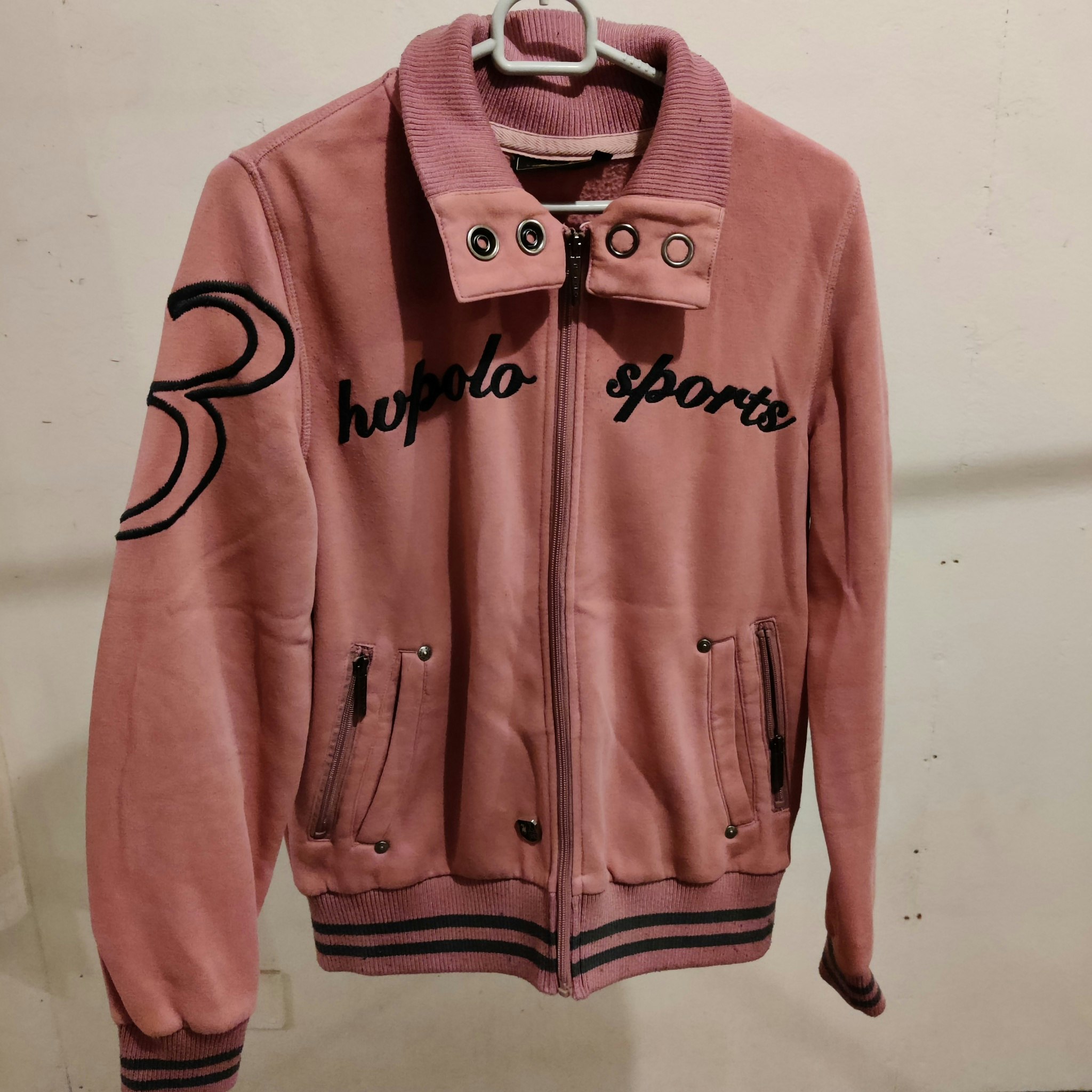 Rosa svettisjacka HV Polo MEDIUM