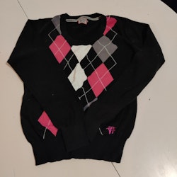 Svart stickad tröja Active Riding Wear MEDIUM
