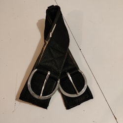 Svart westerngjord med sympatex 30 tum/75 cm