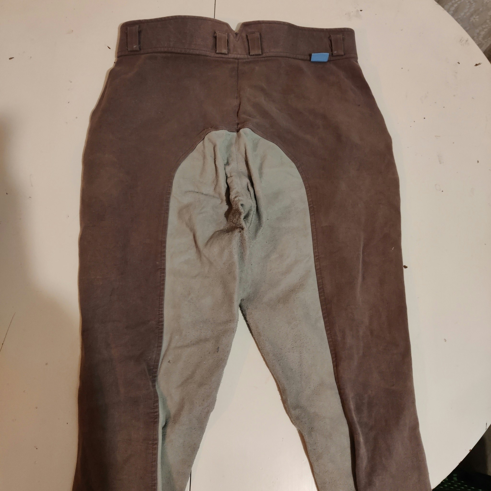 Grå helskodda ridbyxor CRW strl 44