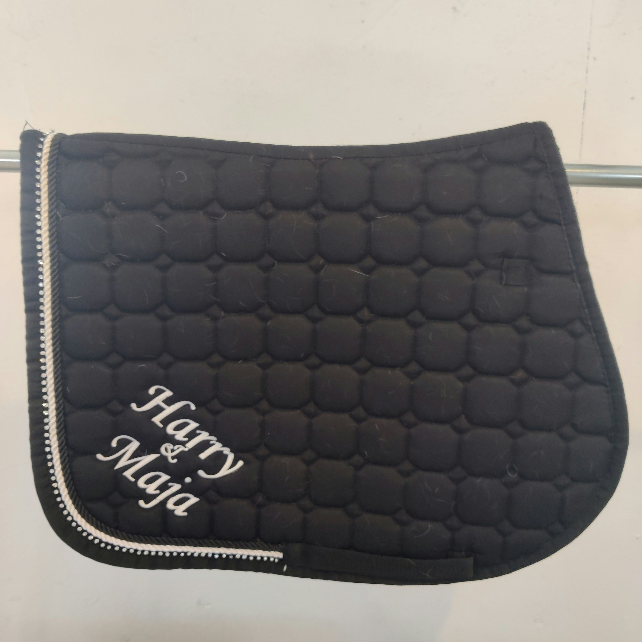 Svart schabrak med bling PONNY