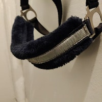 Blå grimma med glitter COB