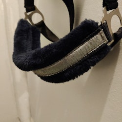 Blå grimma med glitter COB