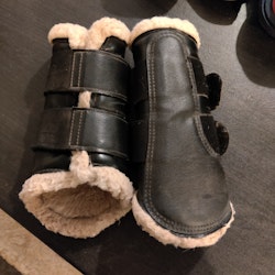 Svarta fluffdamasker LARGE