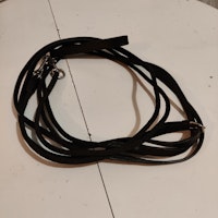 Svart gramman läder/rep