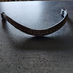 Svart pannband med bling Fairfield 40 cm