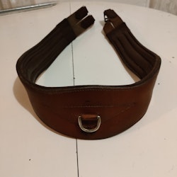 Brun sadelgjord 140 cm