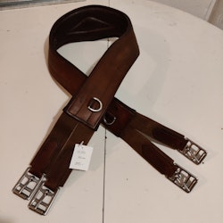 Brun sadelgjord 140 cm