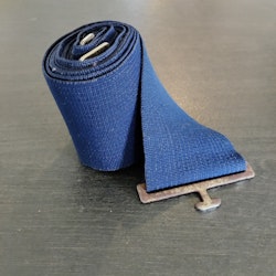 Blå elastisk täckgjord
