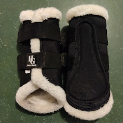 Svarta damasker med ludd Horseguard SMALL
