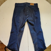Blå ridjeans med helgrip CRW strl 46